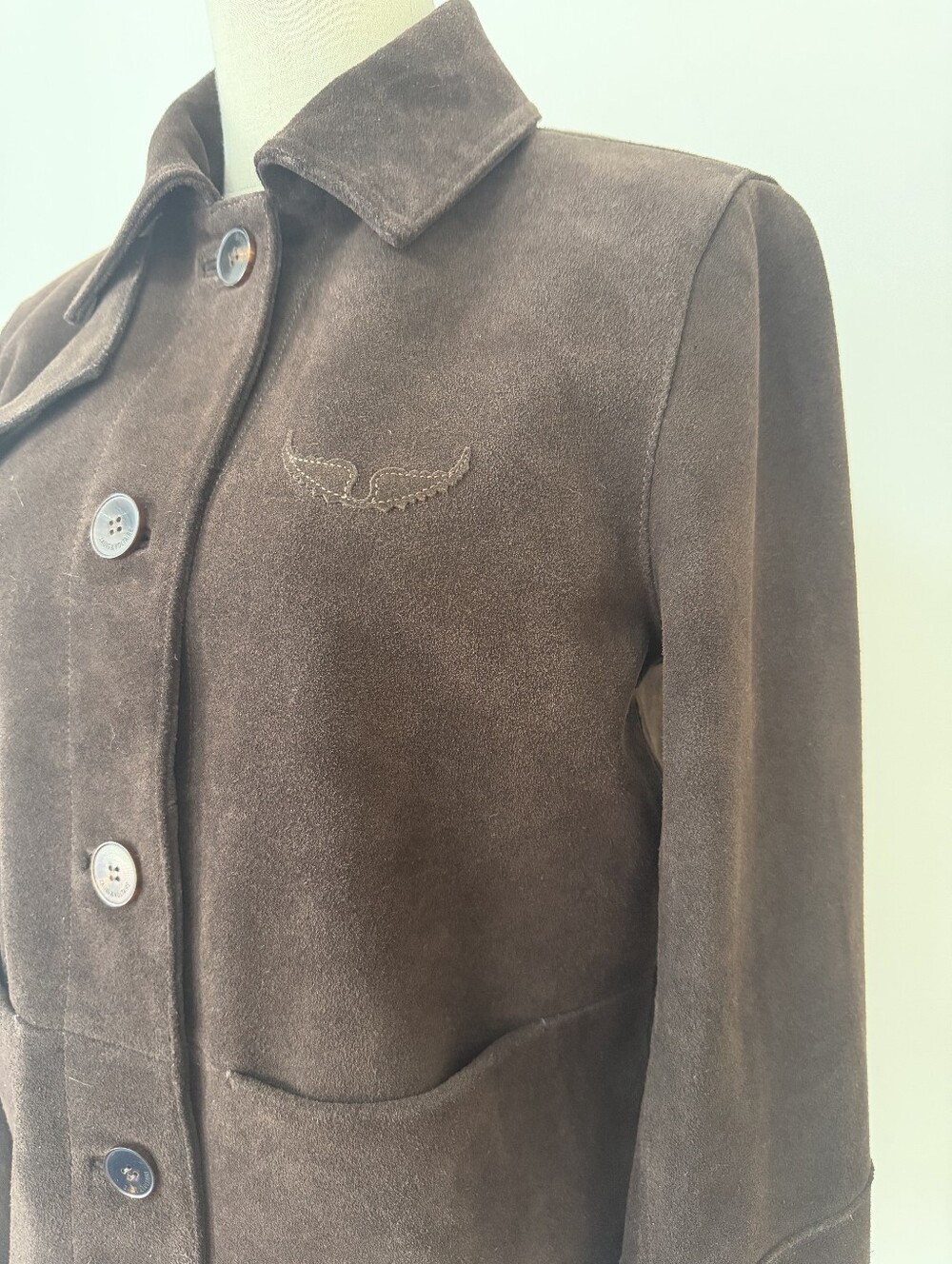 Zadig & Voltaire Lessa Suede Jacket - Picture 10 of 14